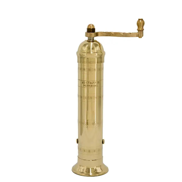 9" Greek Brass Salt/Pepper Mill