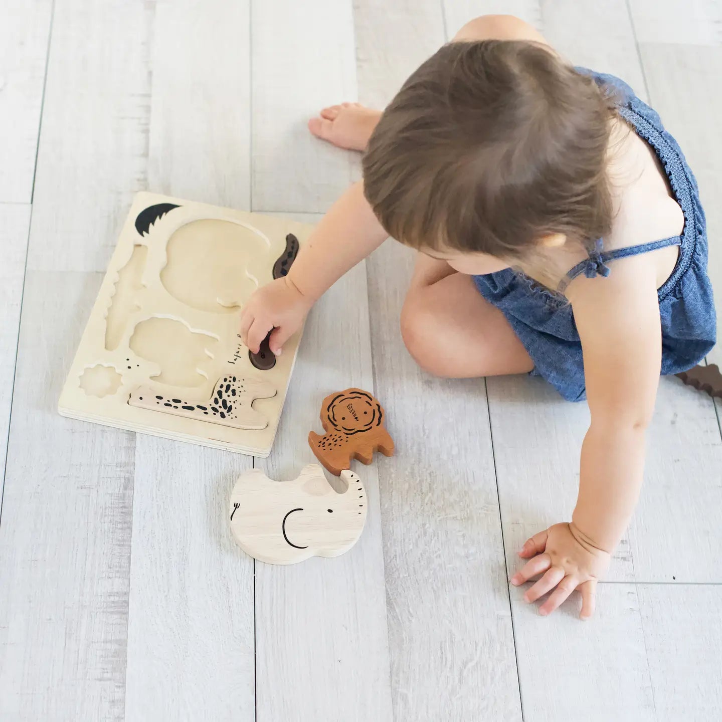 Safari Animal Puzzle Tray