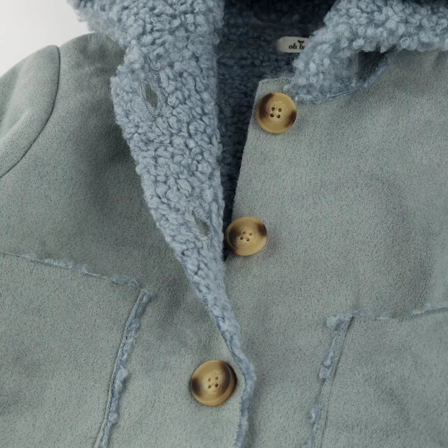Faux Suede Vermont Sherpa Kid's Jacket