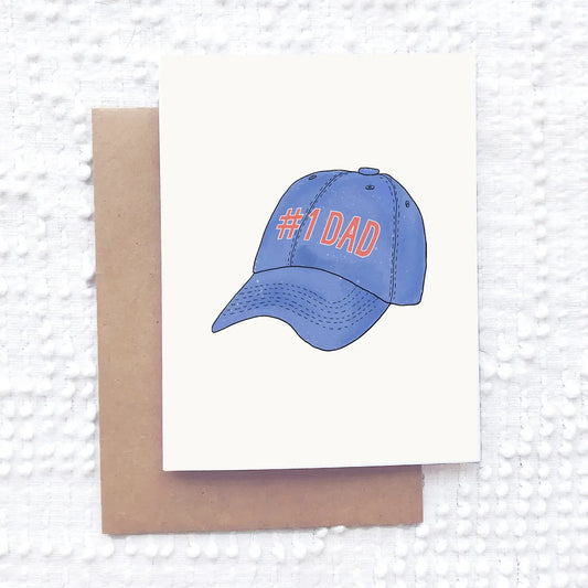 #1 Dad Father's Day Card