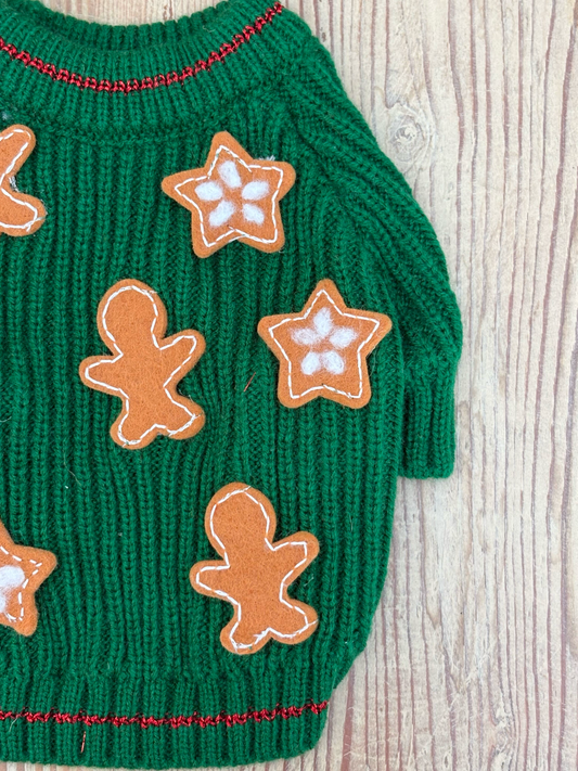 Gingerbread Dog Sweater
