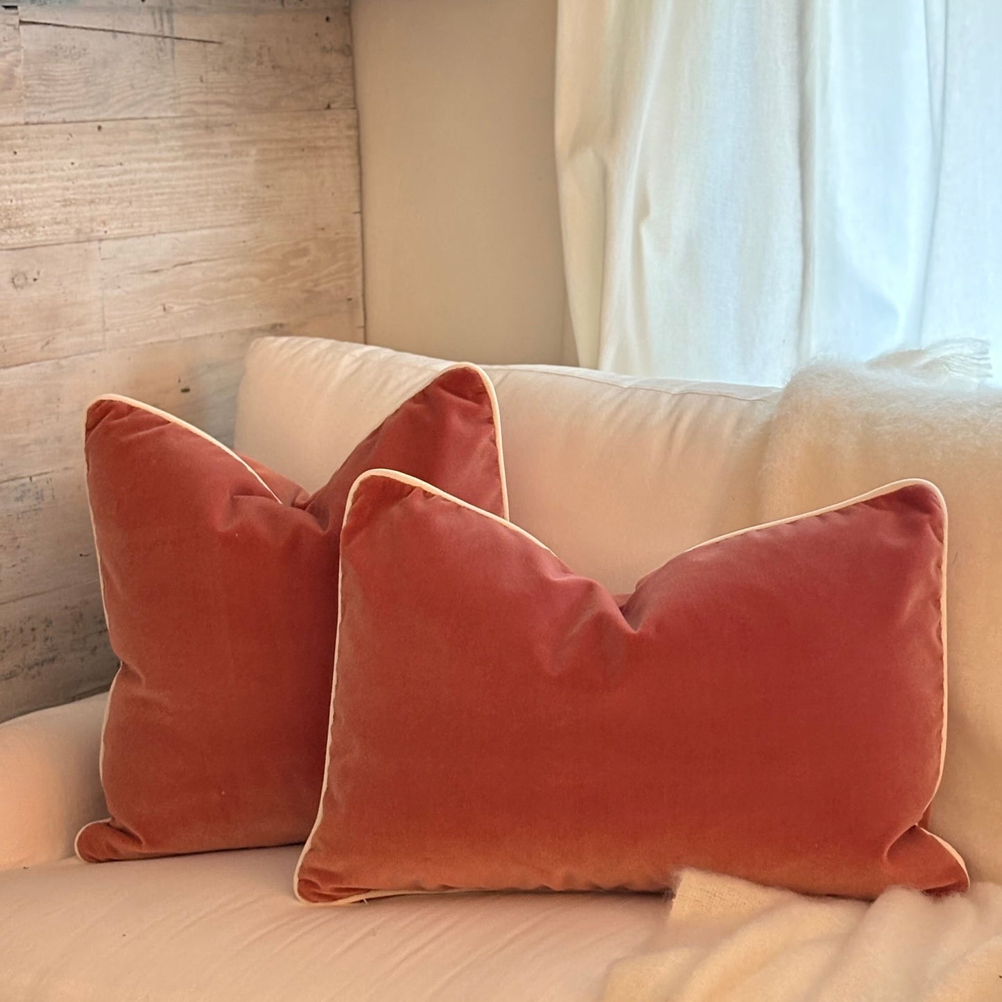 The Clarisse Velvet Lumbar Pillow