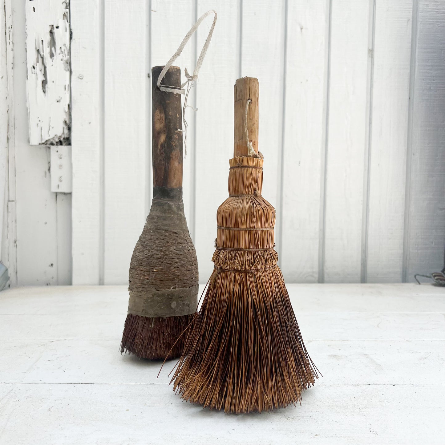 vintage fat round paintbrushes, each one of a kind