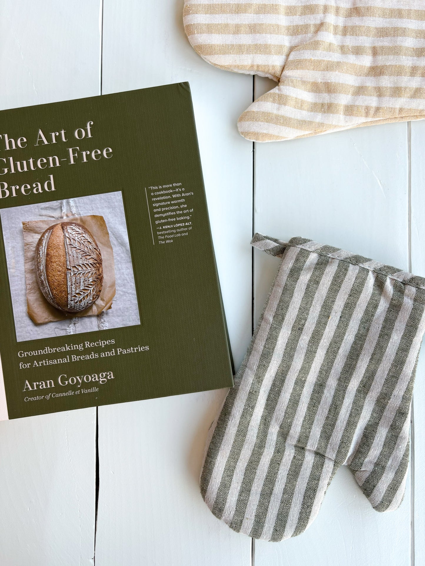 Stripe Oven Mitt