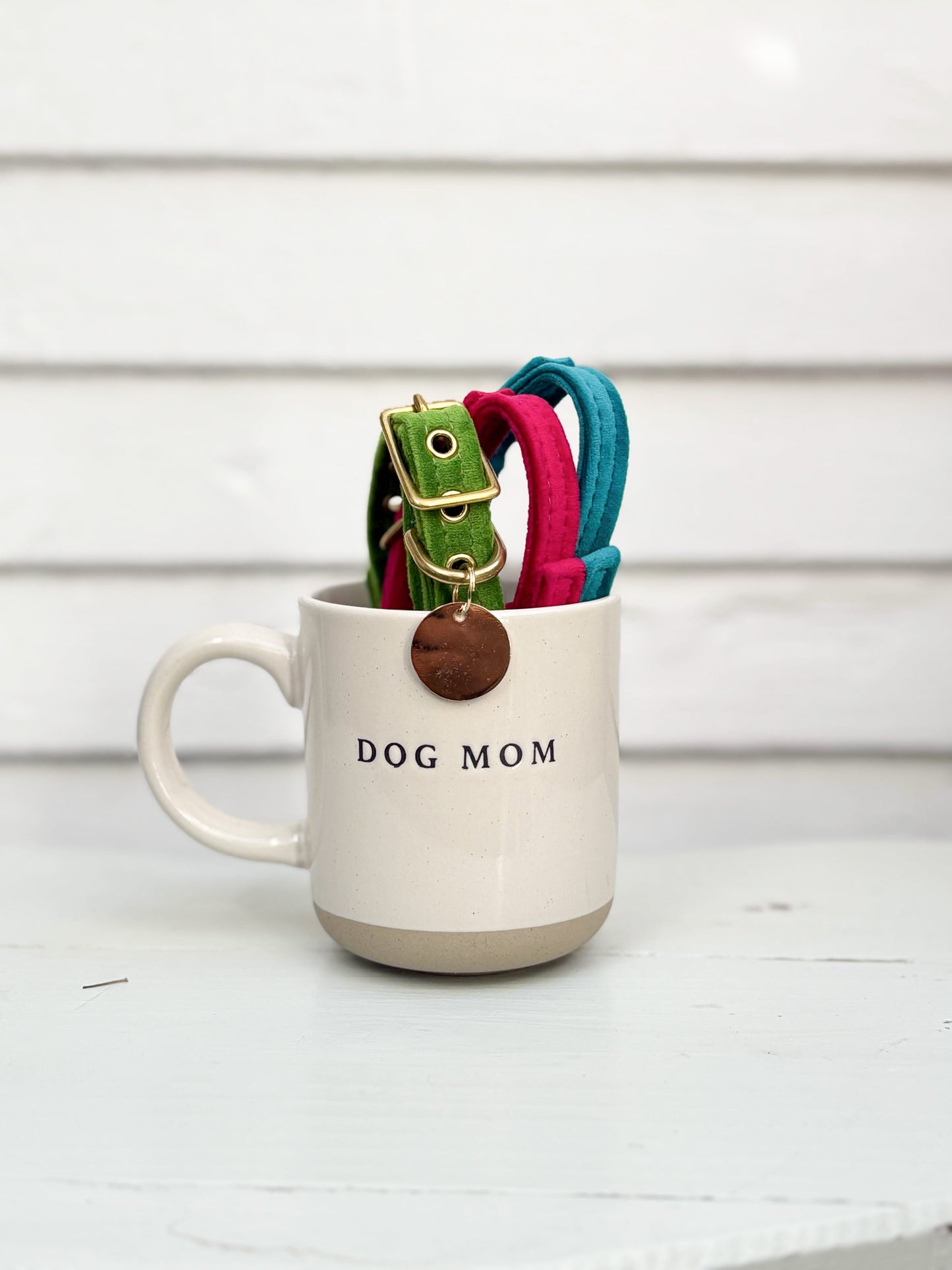 Velvet Cat+Dog Collar-Pink