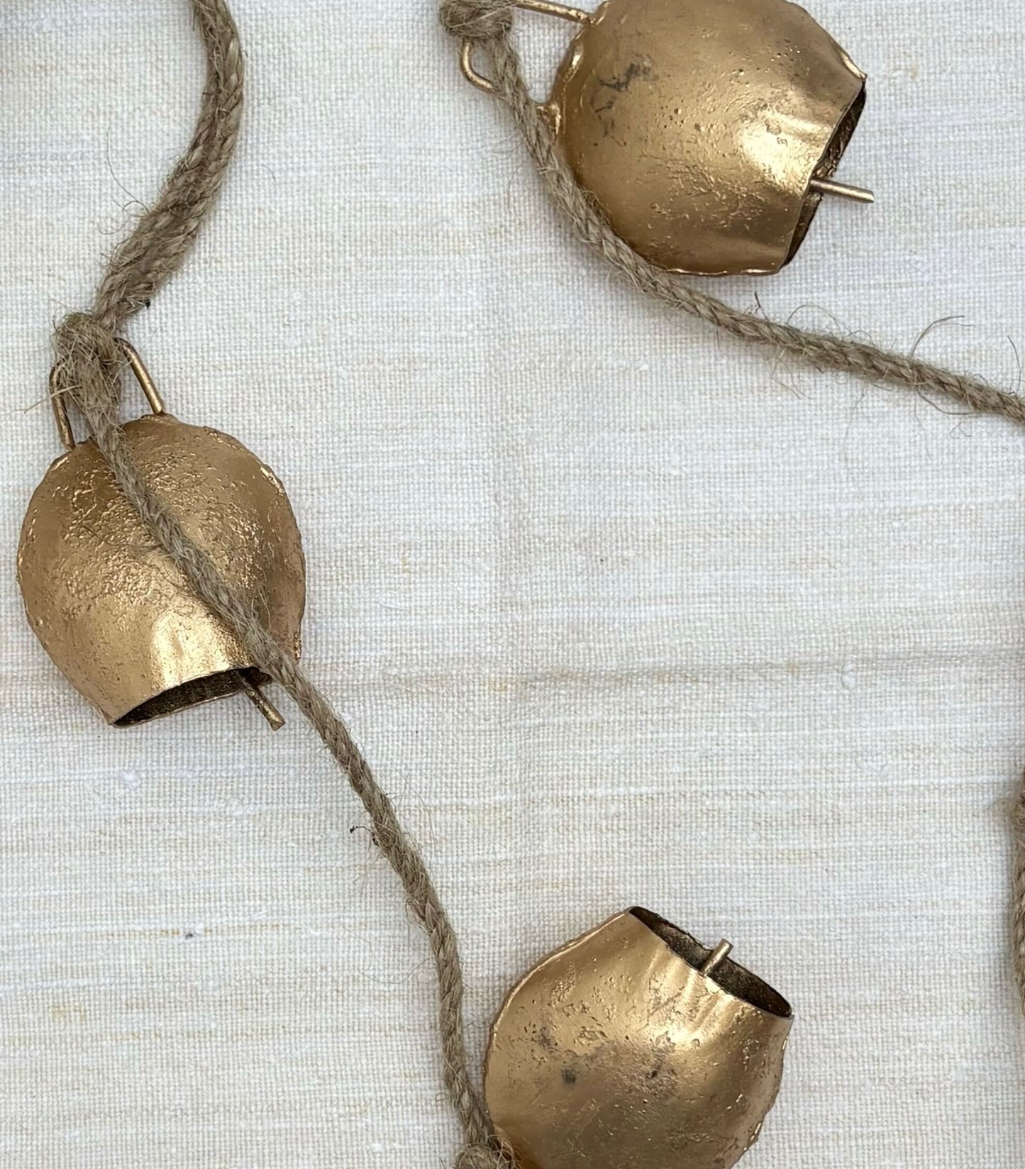 Rustic Recycled Bell Garland