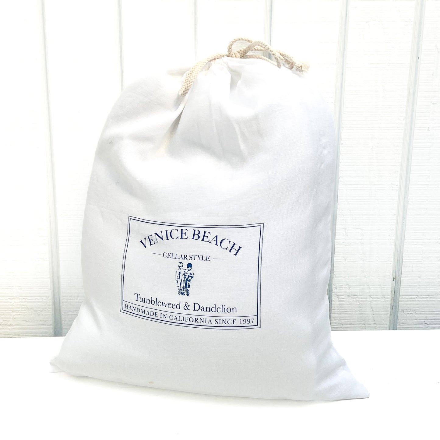 T&D White Linen Sheet Set