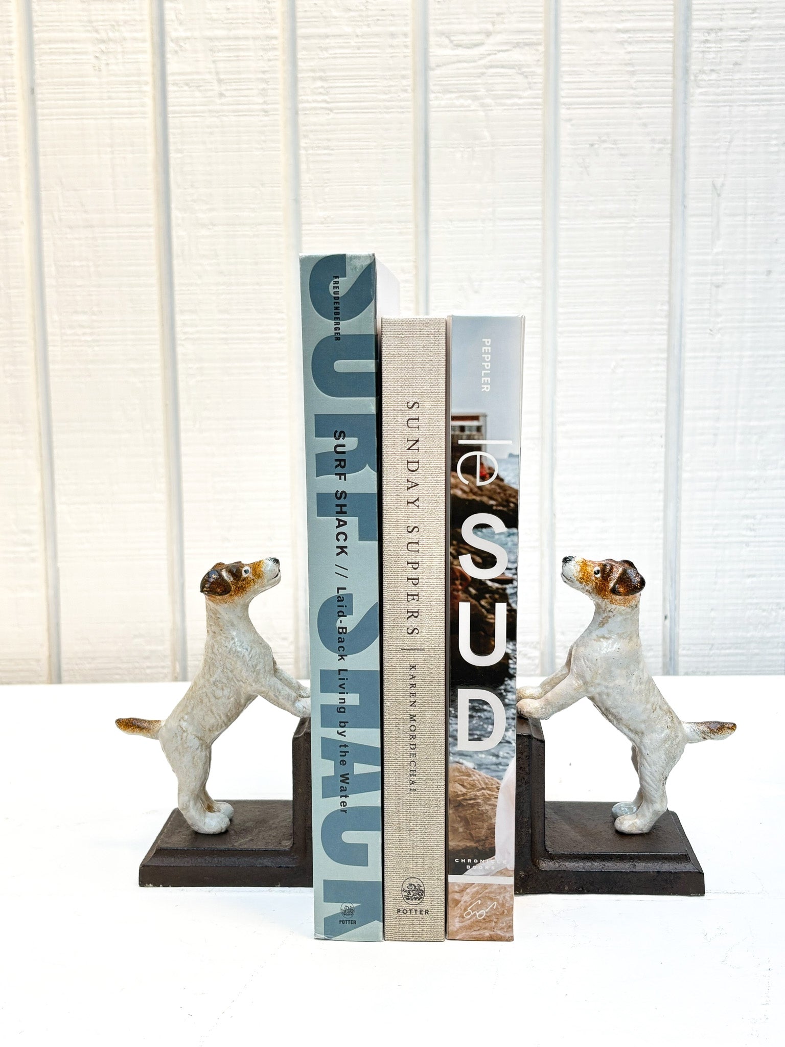Jack Russell Bookends Tumbleweed & Dandelion LLC