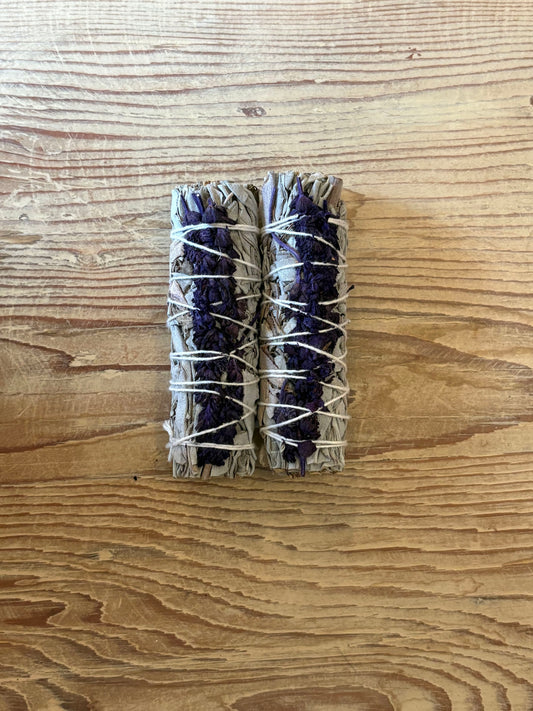 White Sage+Lavender Smudge Stick
