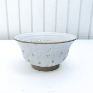 Ceramic White Colander