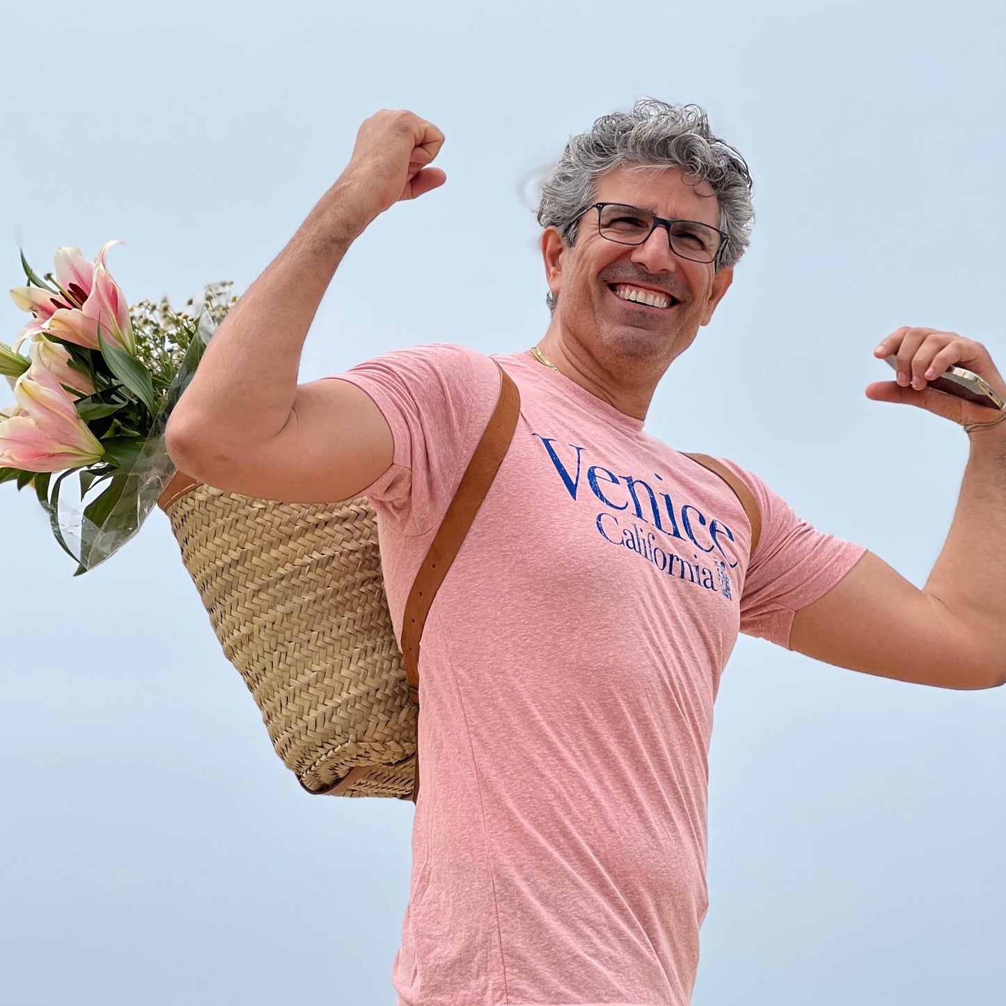 Venice CA T-Shirt Pink