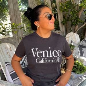 Venice T Shirt Graphite Black