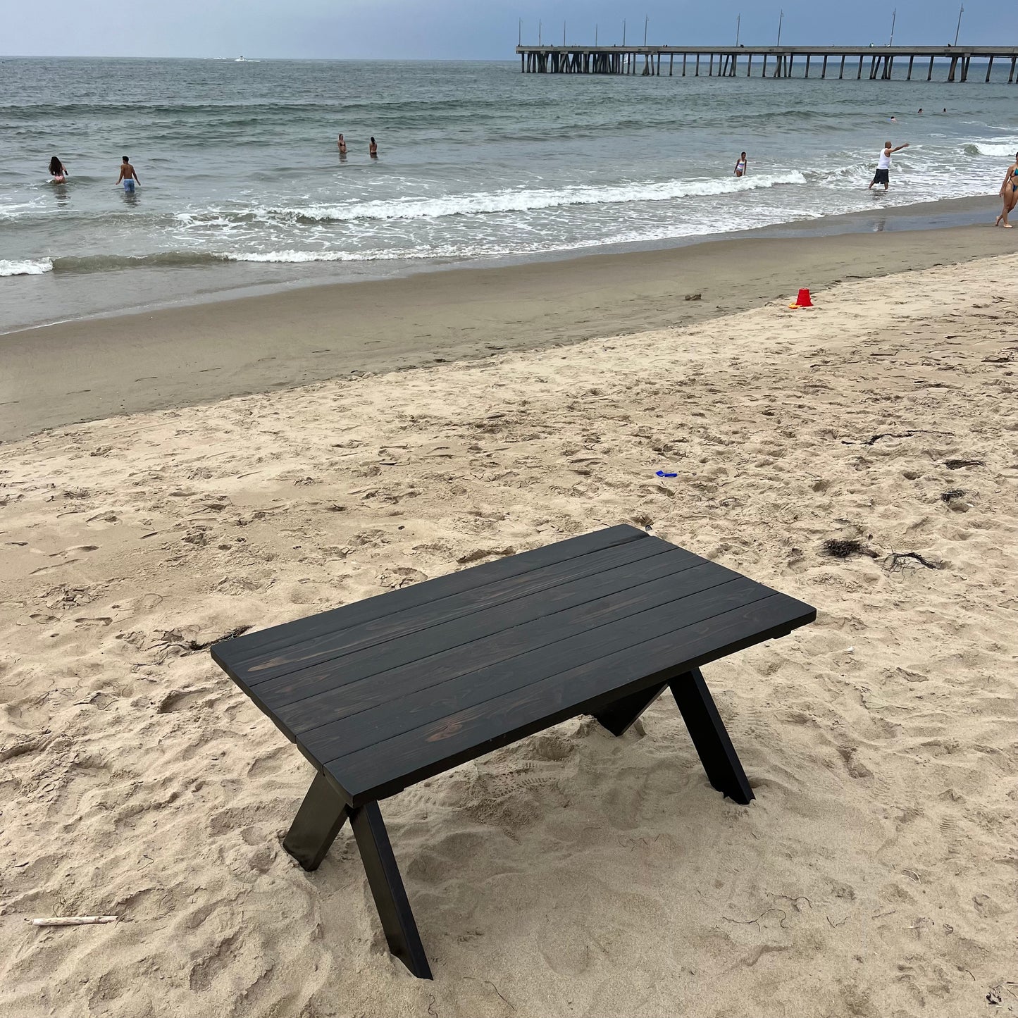 Redwood Picnic Table Set