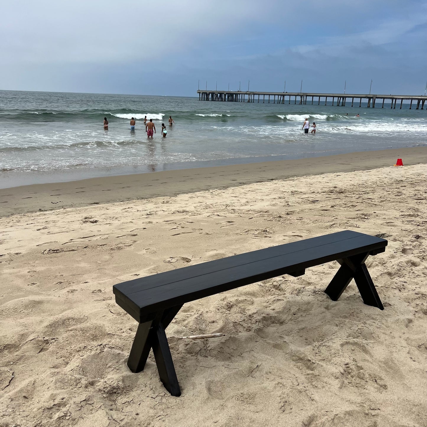 Redwood Picnic Table Set
