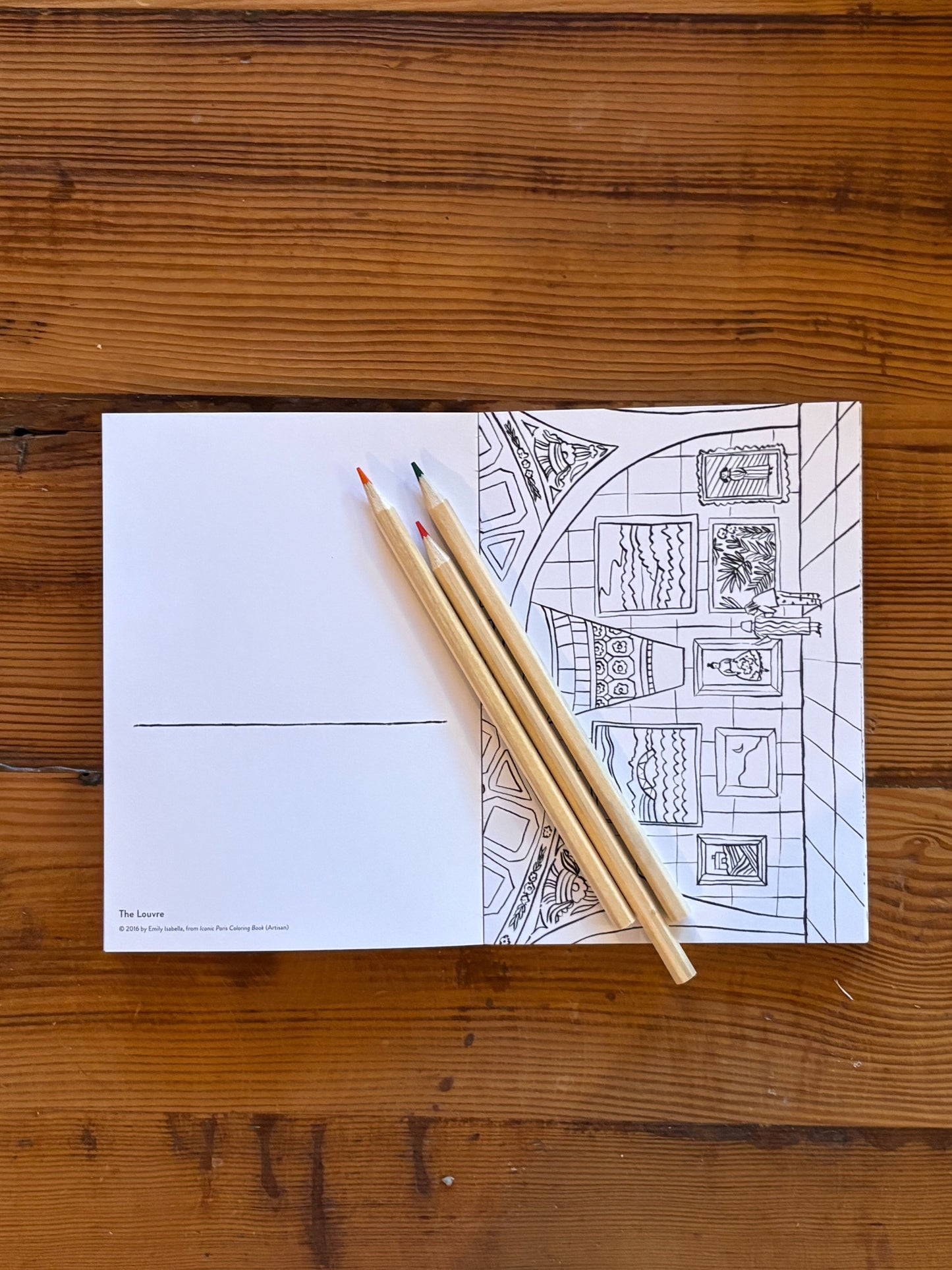Iconic Paris Coloring Book