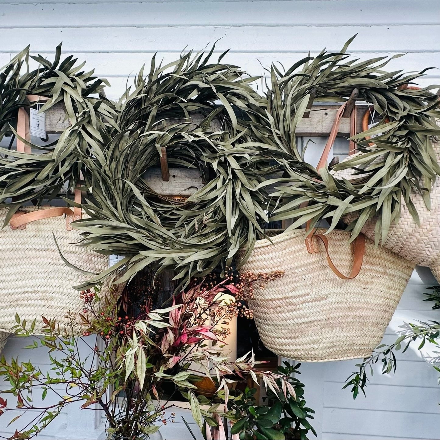 Faux Willow Wreath