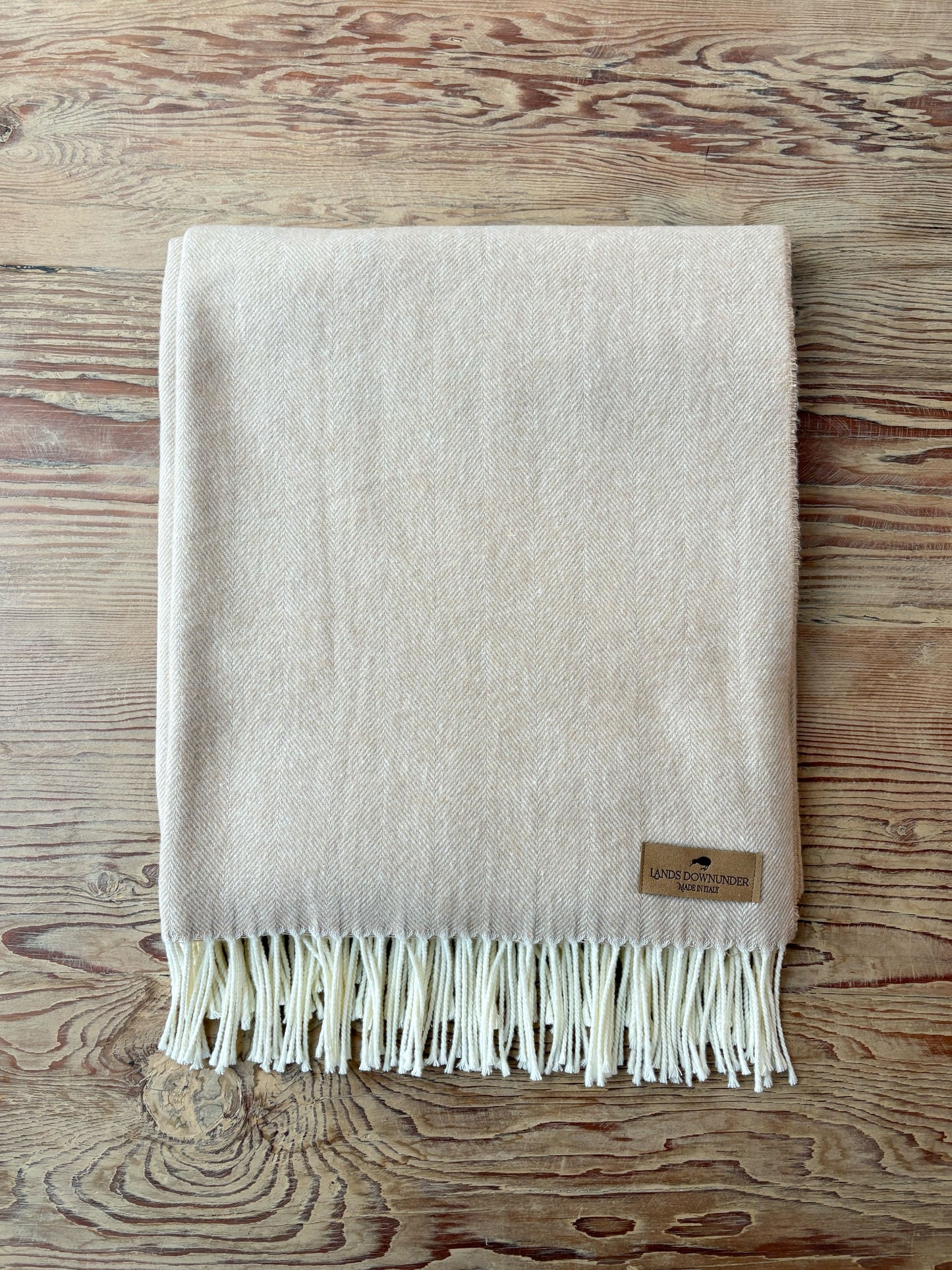 Herringbone Throw-Soft Linen