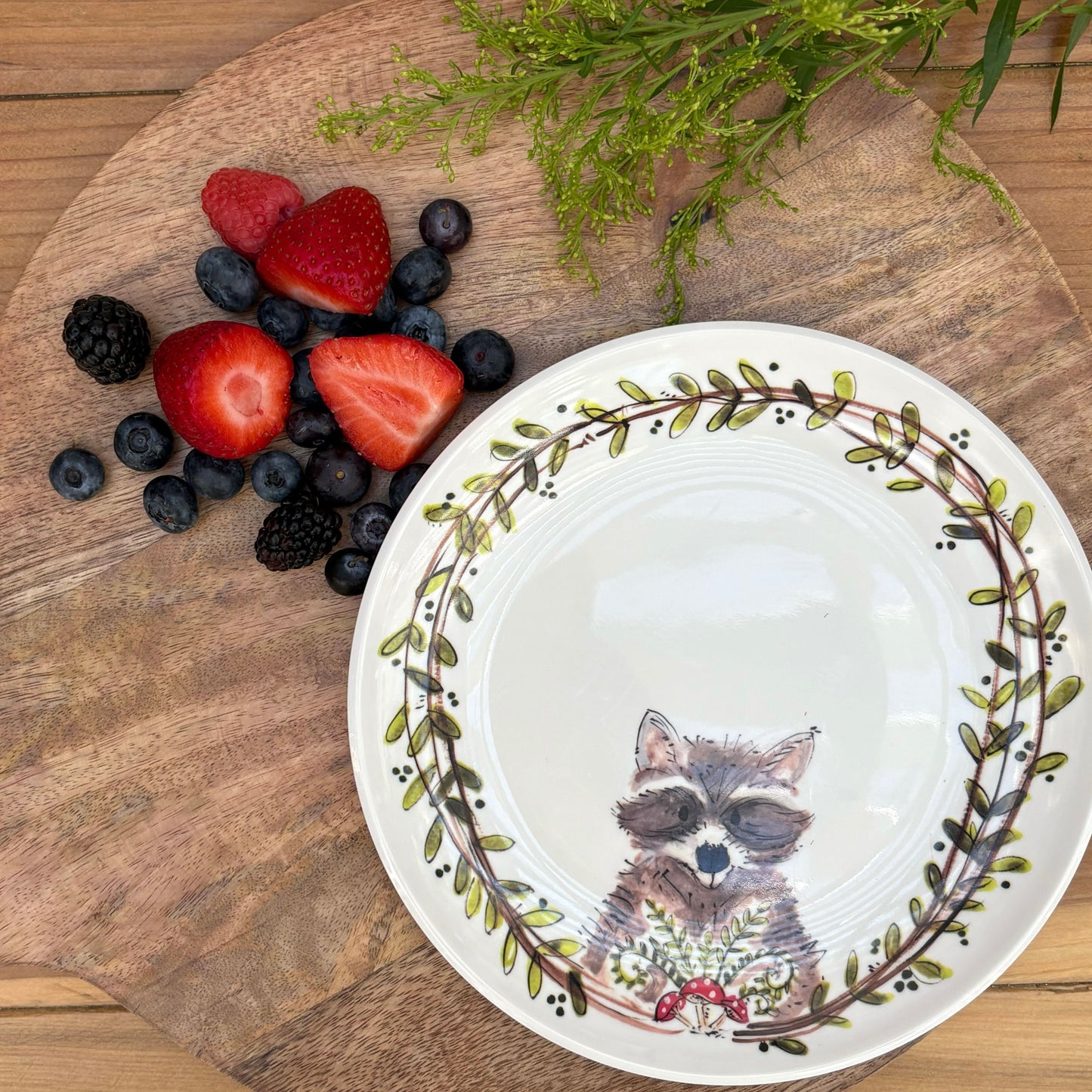 Woodland Creatures Melamine Kids Dishes