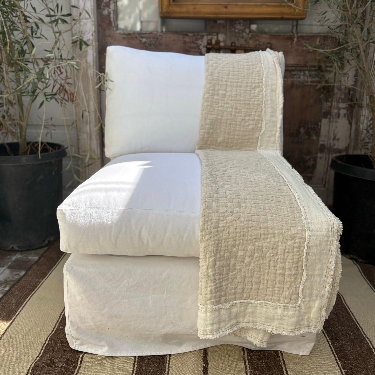 The Mattie Armless Chair