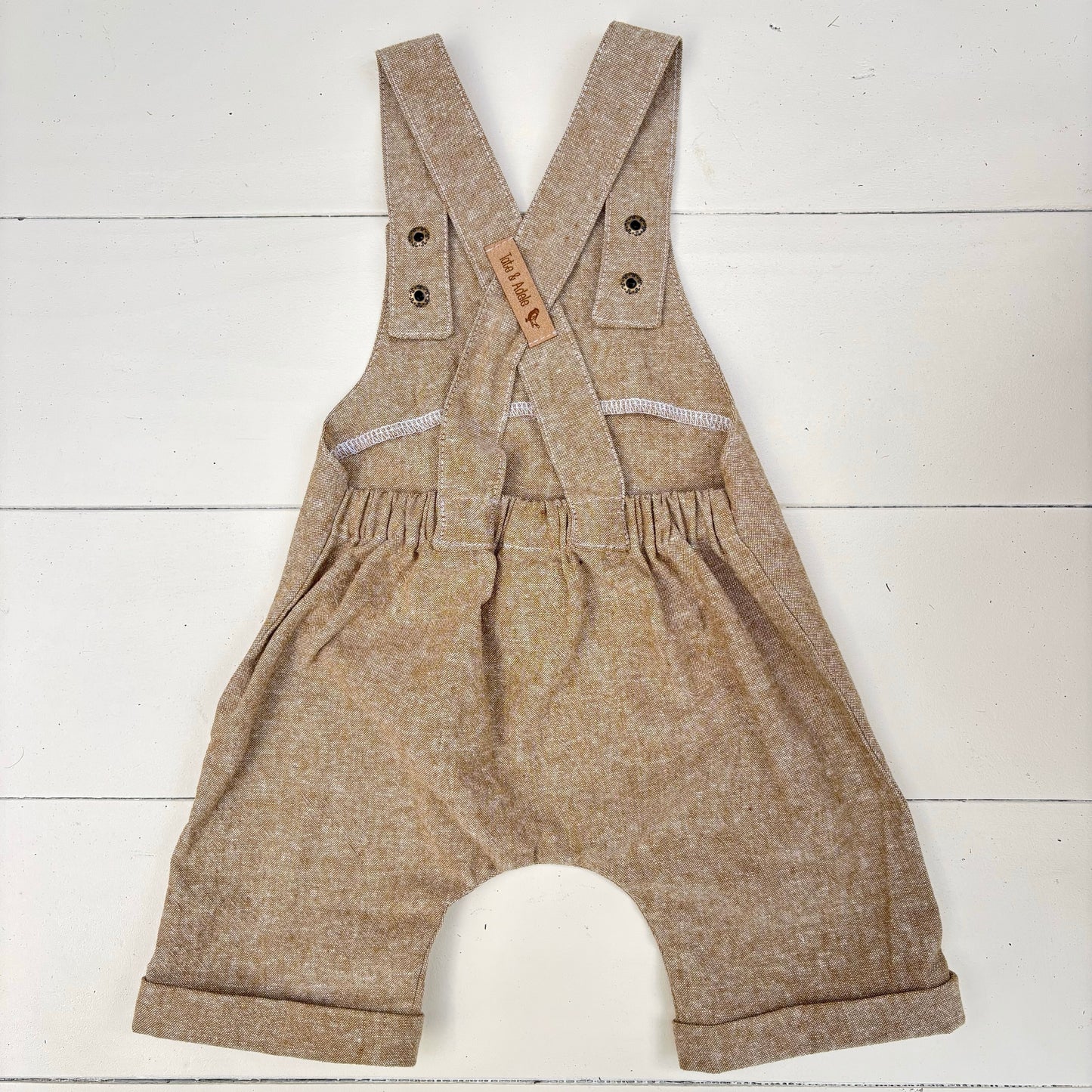Kid's Linen Harem Romper