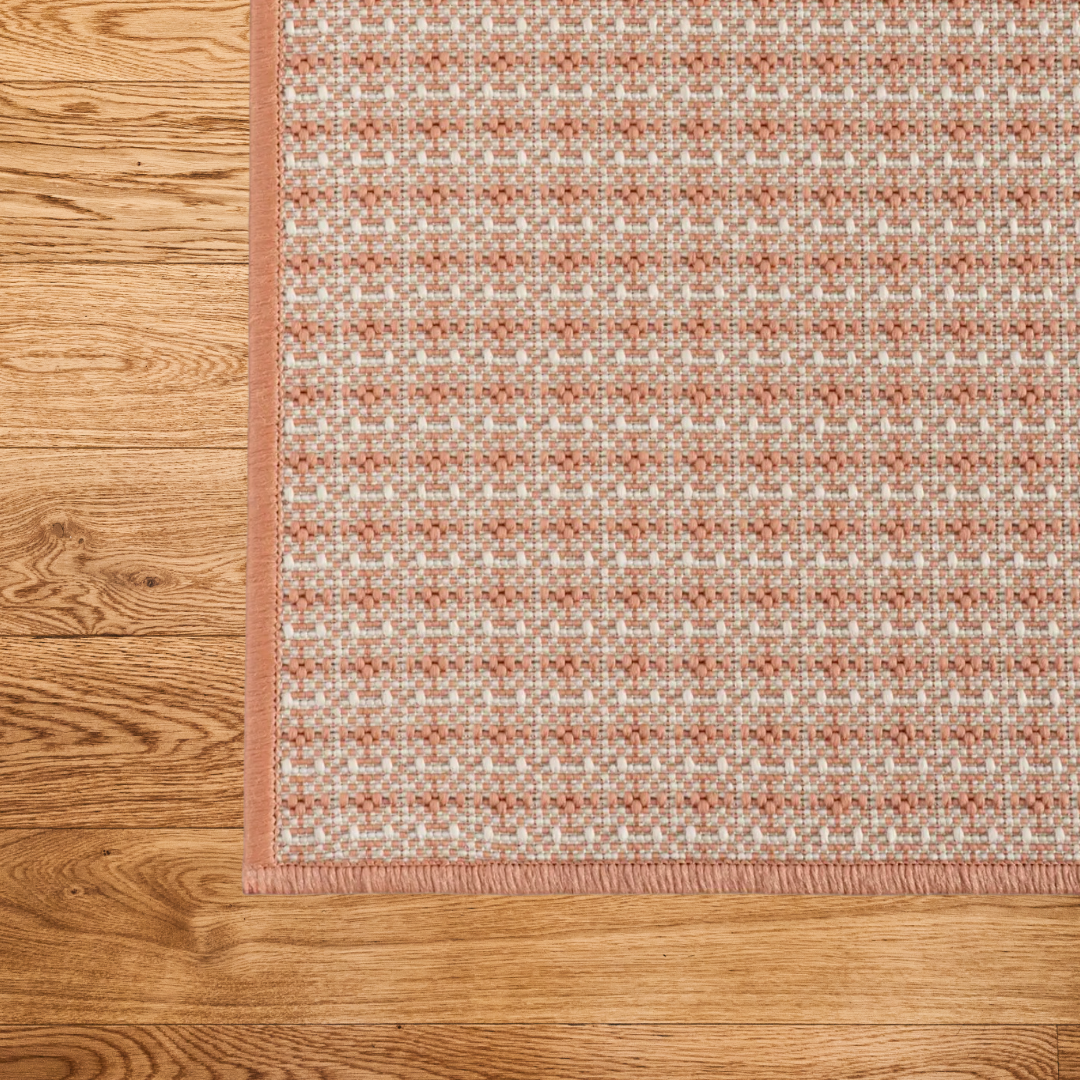 Teton Indoor/Outdoor Rug-Coral