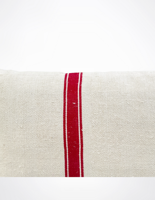 Grain Sac Lumbar w/Fat Red Stripe