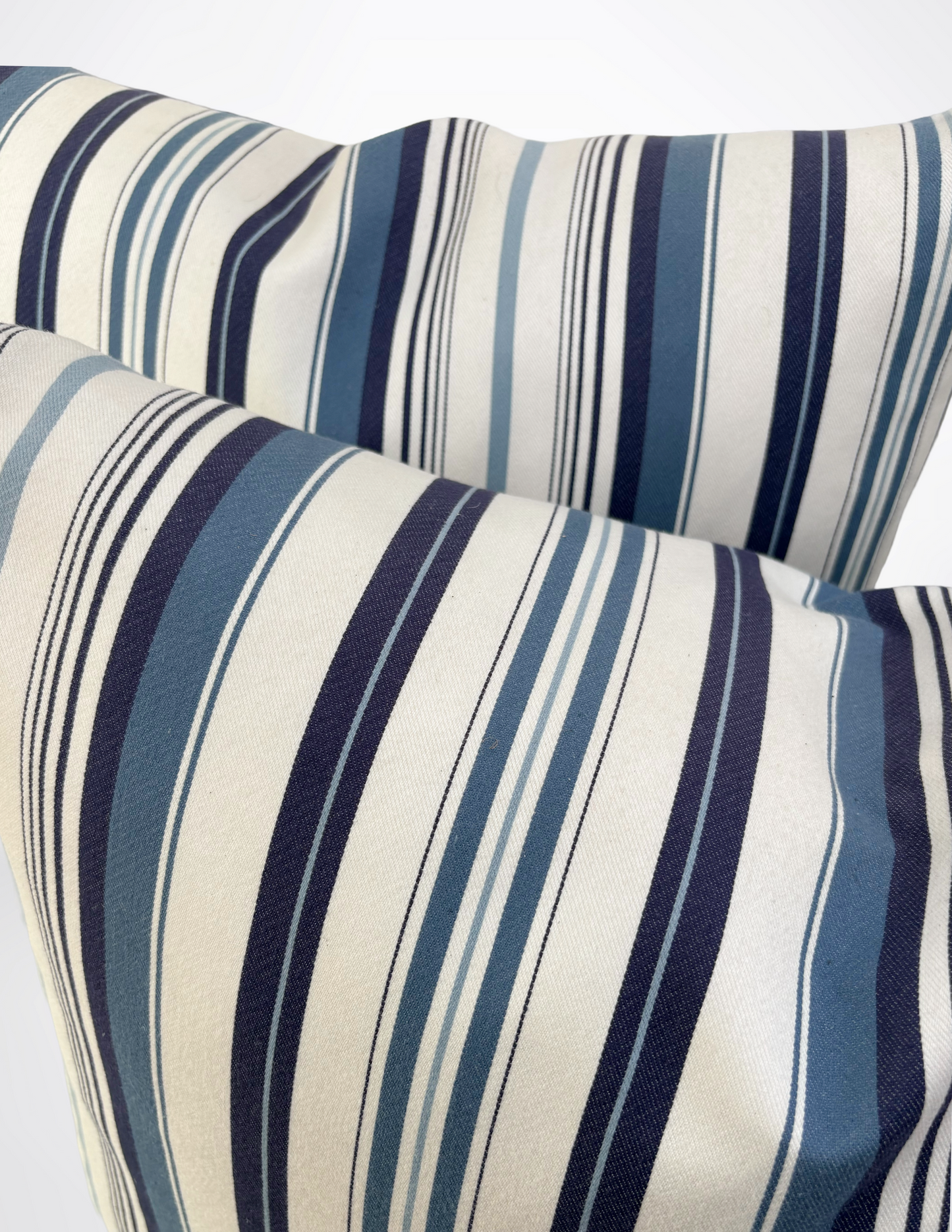Blue Summer Stripes Pillow
