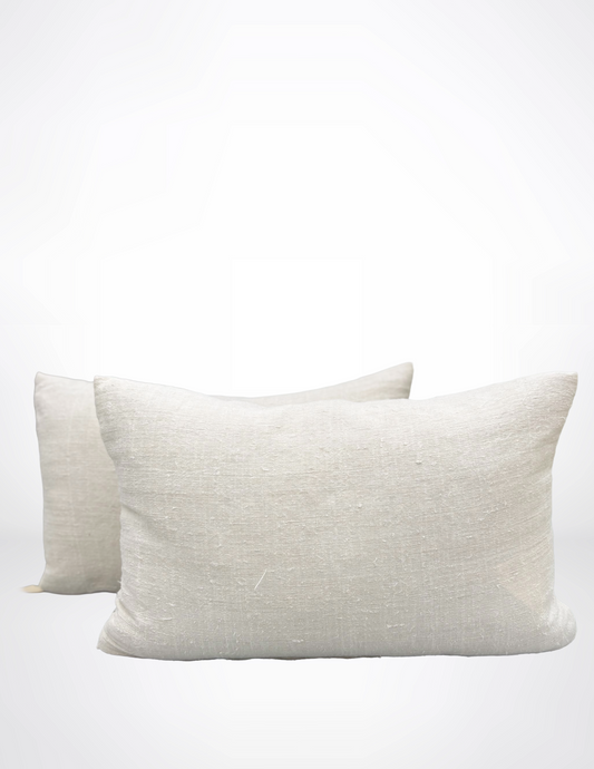 White Grain Sac Lumbar Pillow