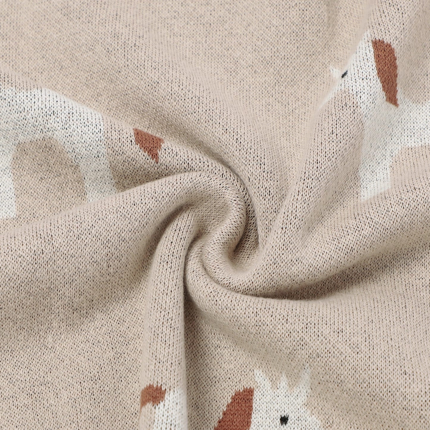 Cream Baby Blanket w/Unicorn