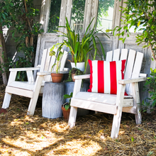 Load image into Gallery viewer, white washed patio chairs