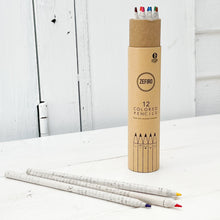 Load image into Gallery viewer, colored pencils made of recycled paper