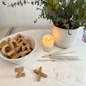 bamboo toy alphabet letters