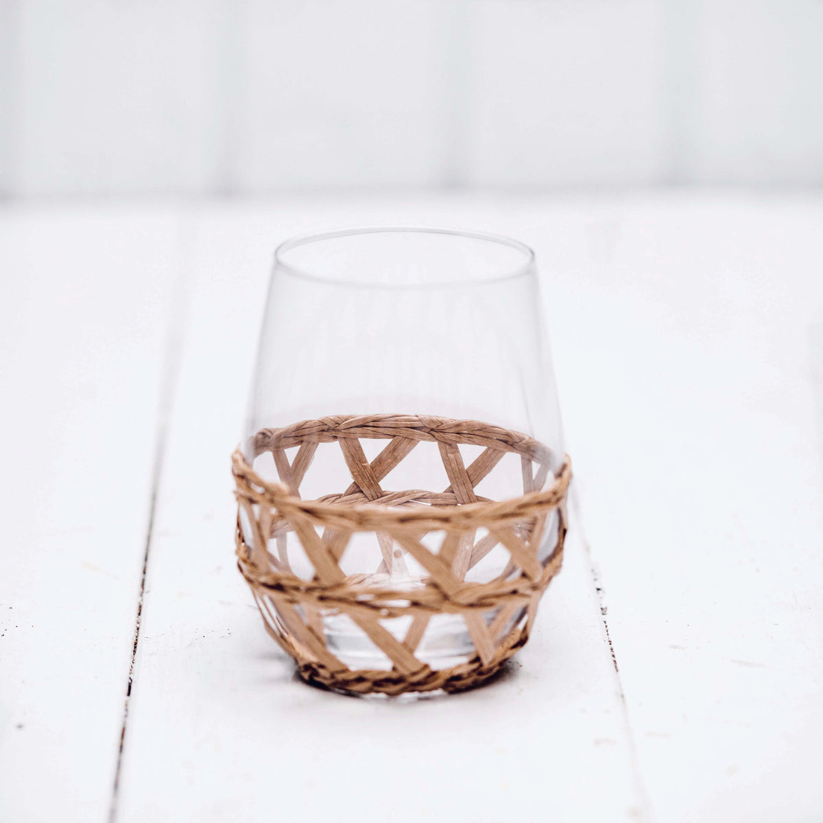 Lattice Stemless Wine Glass (Set of 4) – Pineapples Palms Too