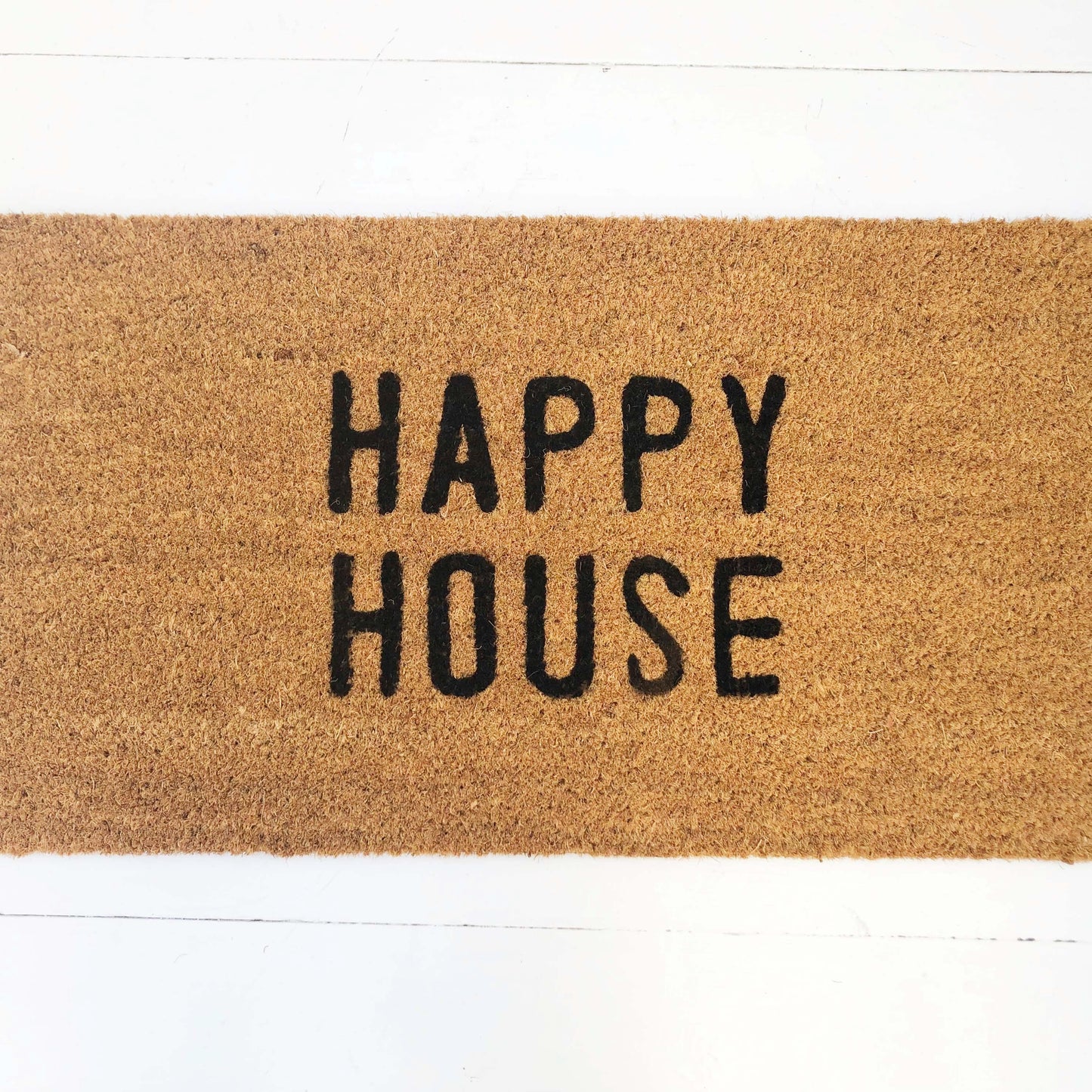 Happy House Door Mat