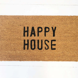 Happy House Door Mat