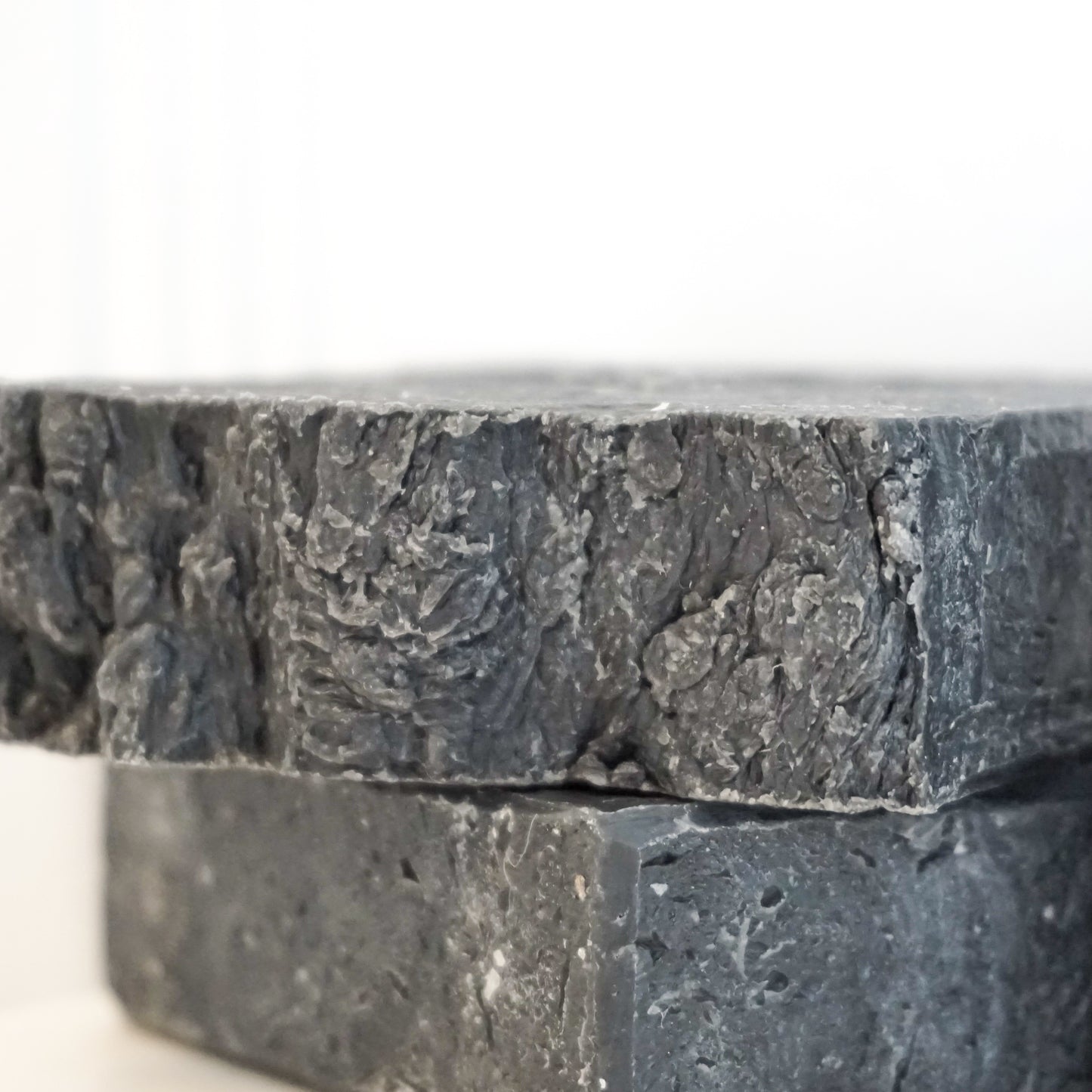Activated Charcoal Peppermint and Vanilla Soap