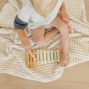 kid's pastel multicolored xylophone