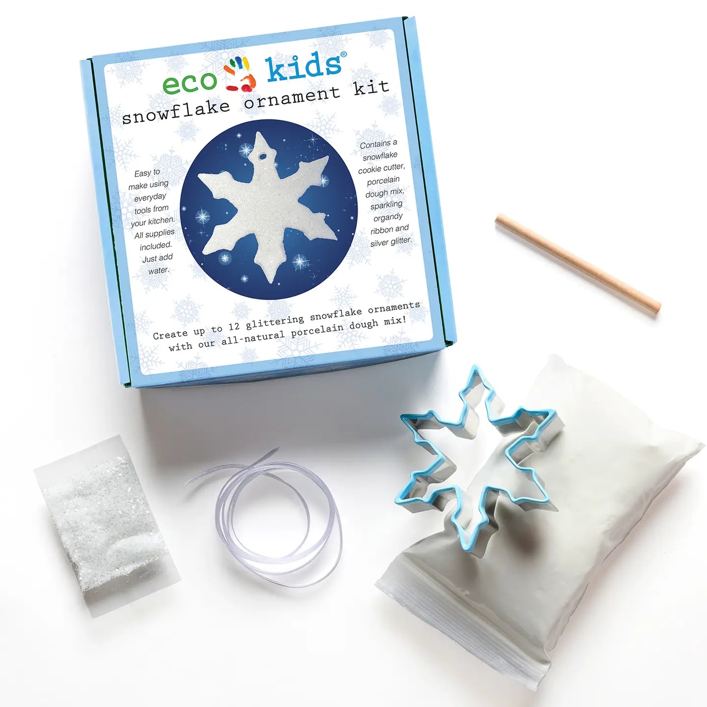 kid's snowflake ornament kit