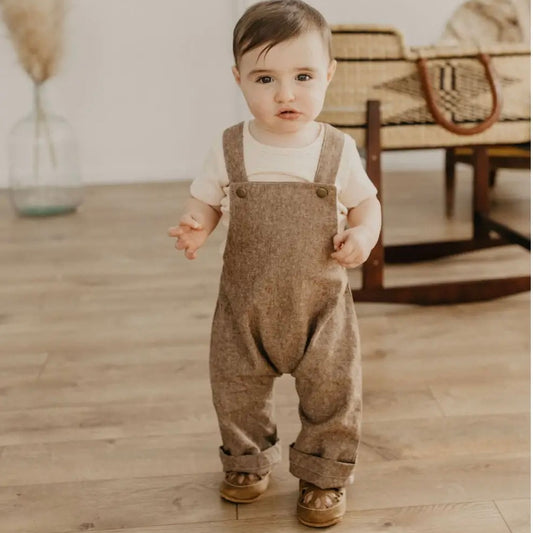 Kid's Linen Harem Romper