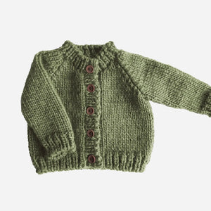 Olive Classic Kid's Cardigan