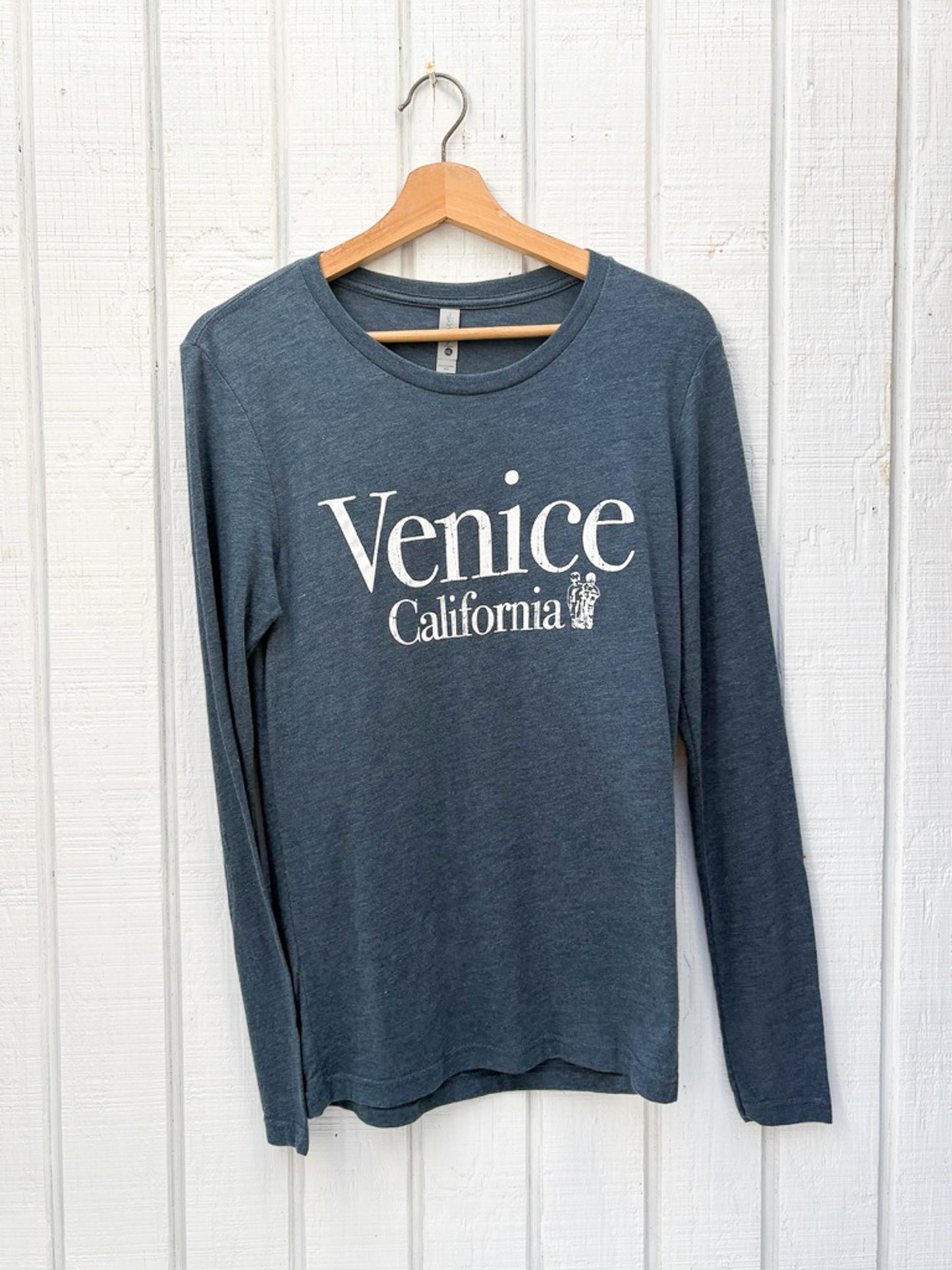 Venice CA Long Sleeve T-Shirt in Navy