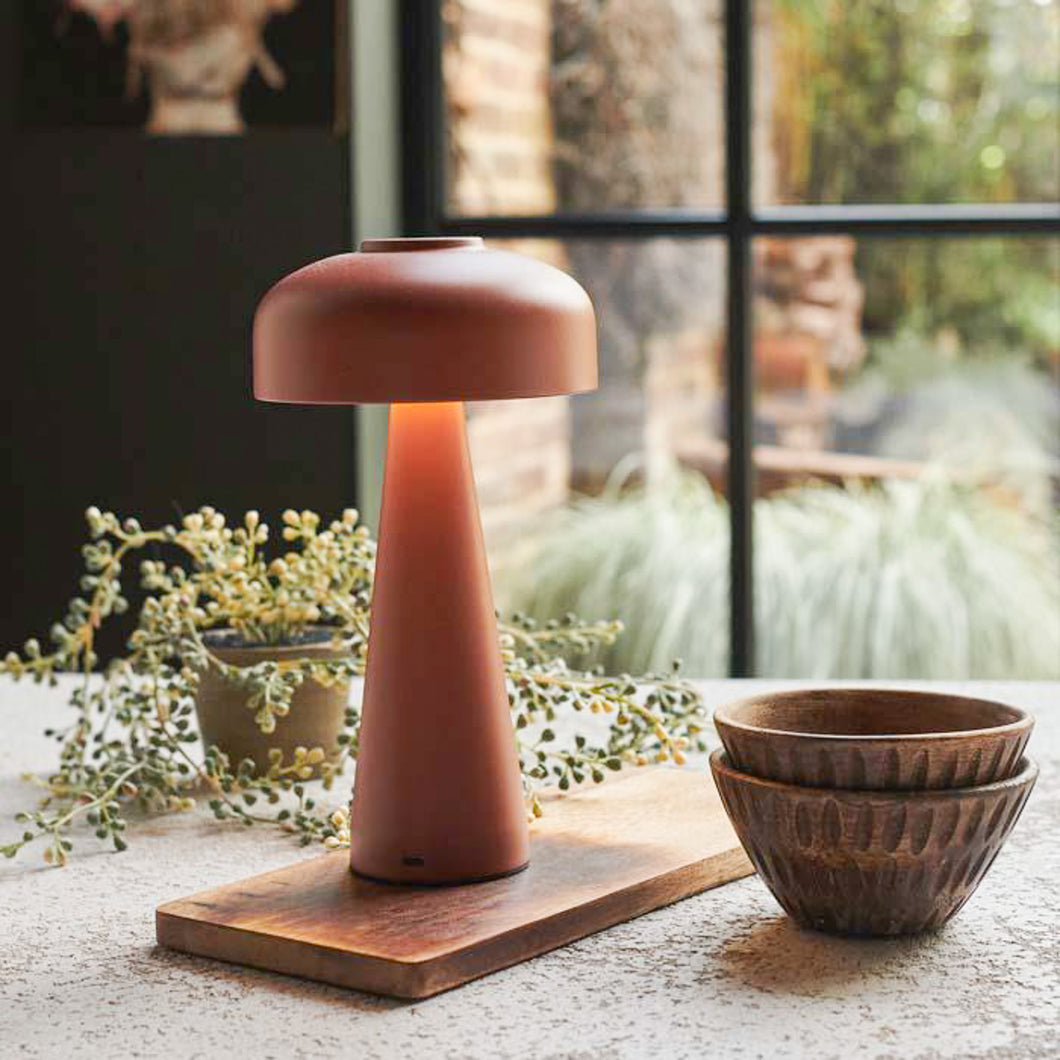 Adelaide Terracotta LED Lamp-USB