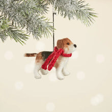 Load image into Gallery viewer, Beagle Felt Ornament