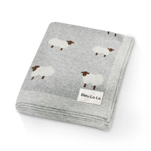 Load image into Gallery viewer, Sheep Cotton Baby Blanket-Grey