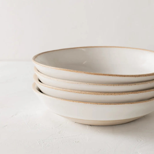 cream colored bowl with natural rim