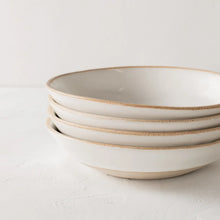 Load image into Gallery viewer, cream colored bowl with natural rim