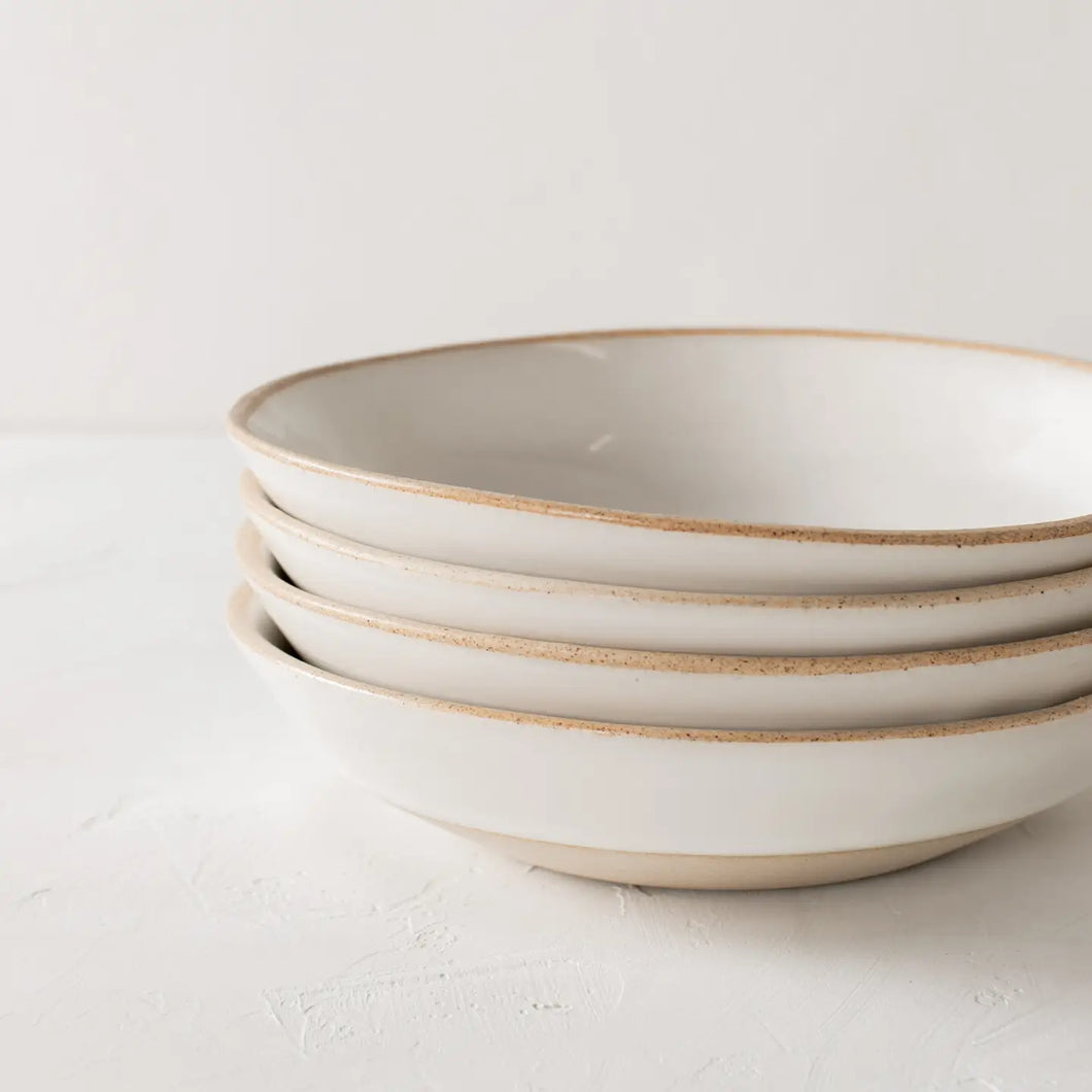 cream colored bowl with natural rim