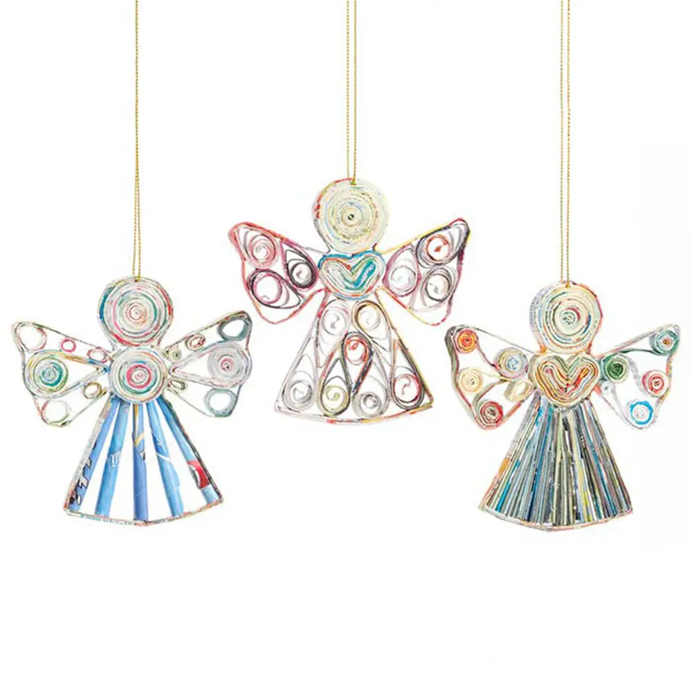 Quilled Angels Ornaments