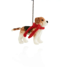 Load image into Gallery viewer, Beagle Felt Ornament