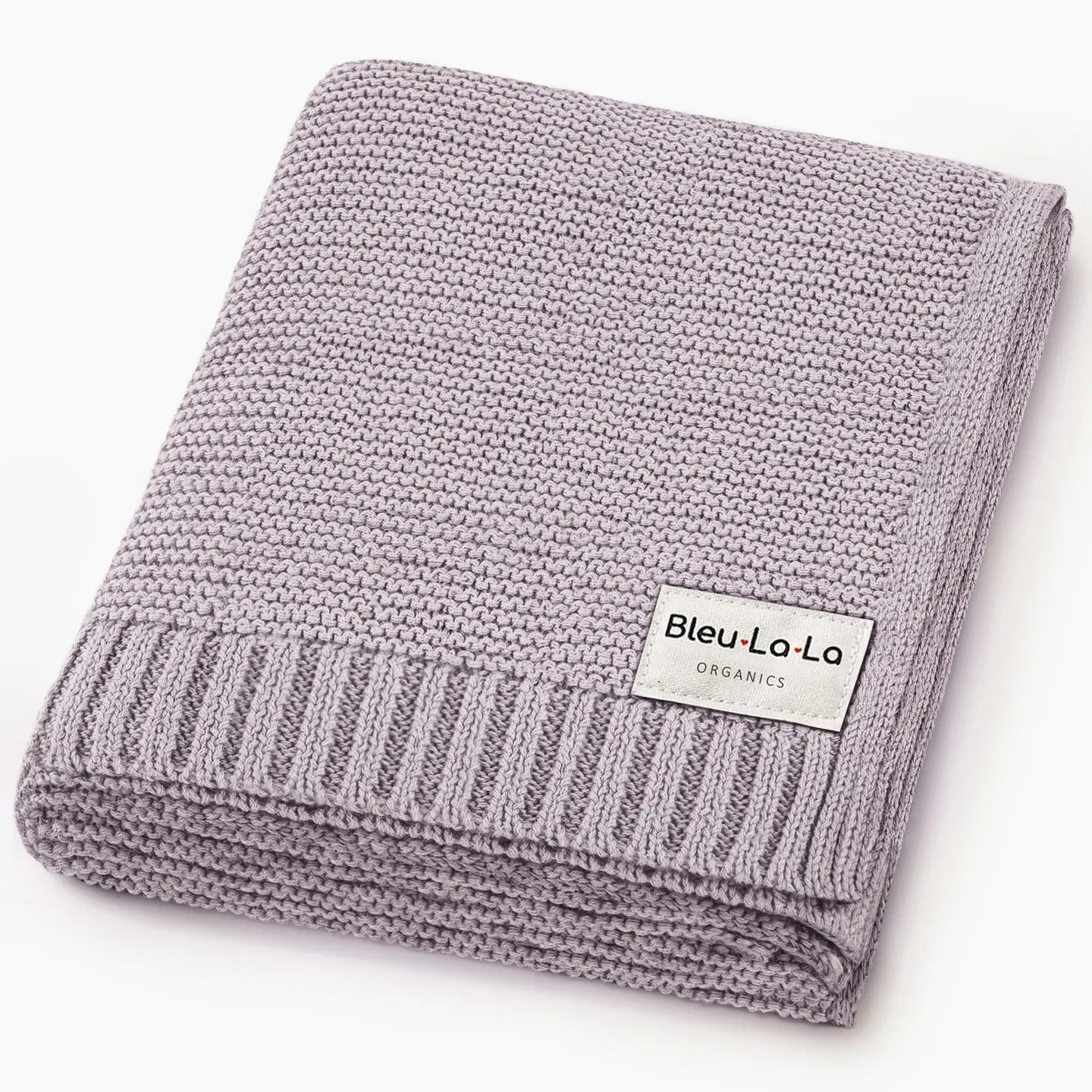 Heritage Organic Cotton Baby Blanket-Lilac